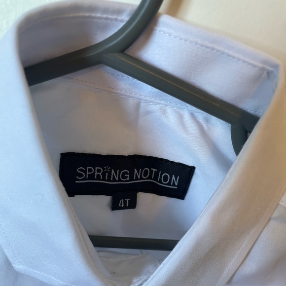 Spring Notion toddler boy pants and dress shirt set - Picture 2 of 4